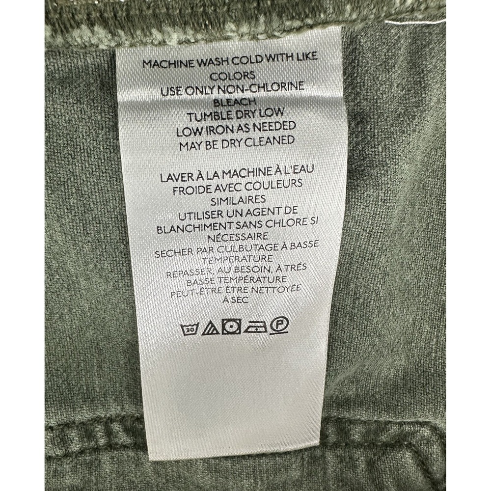 Free People Beginner's Luck‎ Low Rise Slouch Shorts - Olive Green Size 29 New - Picture 11 of 13